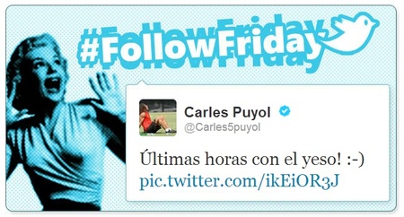 Follow Friday de Poprosa (XXVI): de la luxación de codo Puyol y demás chascarrillos tuitteros