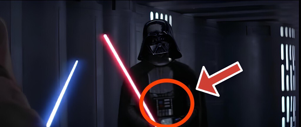 Si paras Star Wars: Una nueva esperanza en el minuto 1:31:00, verás un detalle que solo los mayores fans de Darth Vader notarán 