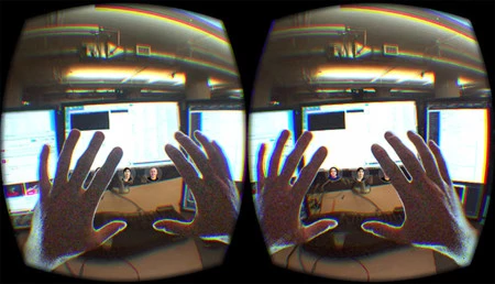 Así sería nuestro escritorio dentro de una realidad virtual en la que nuestro entorno está presente