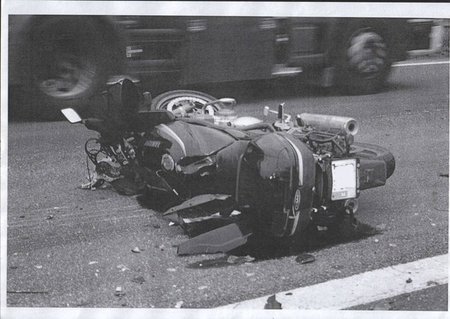 Moto Lucas accidente