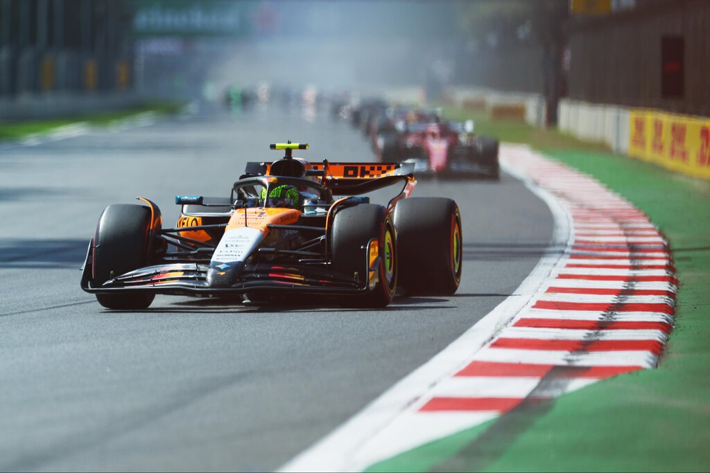 Lando Norris es el nuevo líder del mundial de Fórmula 1 pero Max Verstappen saca los codos para seguir recortando 