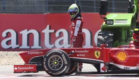 Una falla en la caja provocó el abandono de Felipe Massa