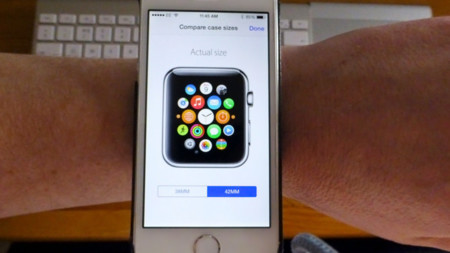 Pruébate el Apple Watch en tu muñeca con la app de la Apple Store