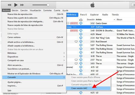 Convertir Itunes