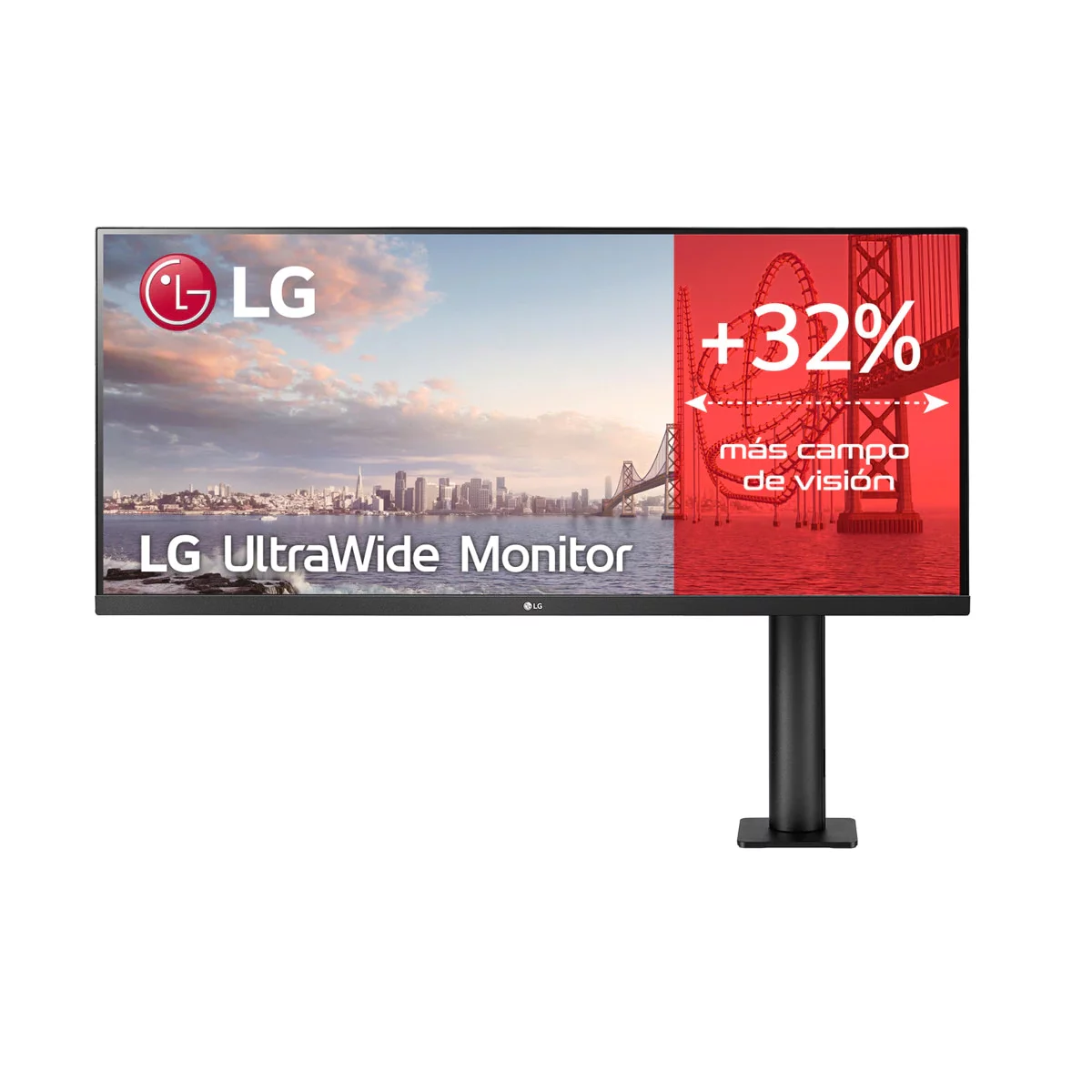 Monitor PC Gaming 86,7 cm (34") LG UltraWide 34WN780-B, 75 Hz, WFHD IPS 21:9, HDR 10, AMD Freesync y altavoces