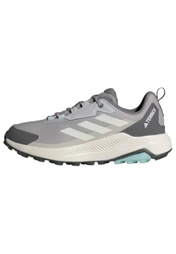 adidas Mujer Terrex Anylander Hiking Hiking Shoes, Grey Two/Chalk White/Wonder Alumina, 41 1/3 EU