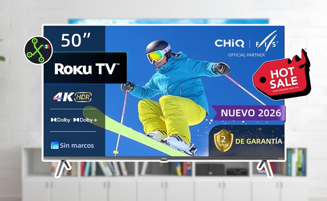 Smart Tv Pantalla Chiq Roku Amaozn Oferta Descuento Promocion Hot Sale