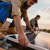 Logra reducir la factura de la luz de 100 euros a cero tras instalar un sistema de placas solares y baterías domésticas en su vivienda 