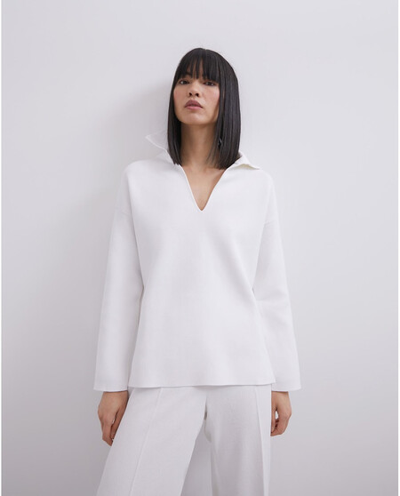 Sudadera Blanca Adolfo Sudadera Blanca Adolfo