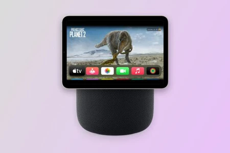 スクリーンを備えた HomePod のビジュアルコンセプト (画像: 9to5Mac)