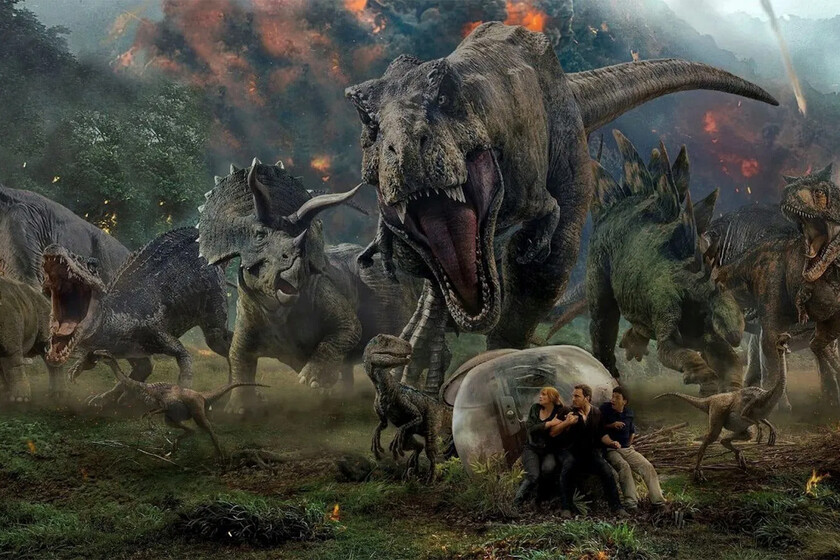 Unos días antes de la nueva de Jurassic Park llegará otra peli de dinosaurios que puede ser ideal para fans de Sharknado