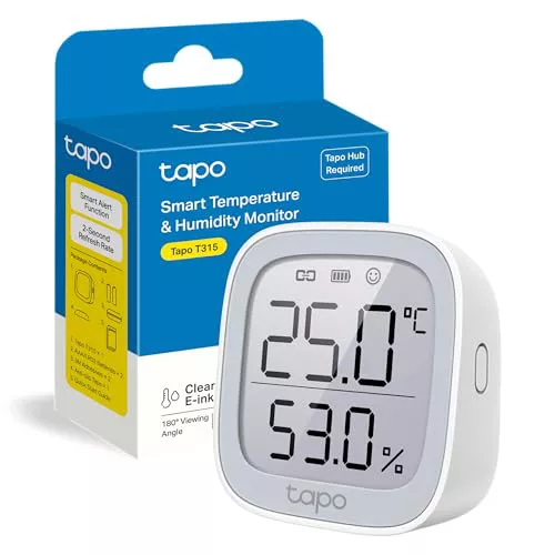 Tapo T315 – Monitor de Temperatura y Humedad, Alta precisión