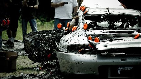 Porsche 911 Tiroteado