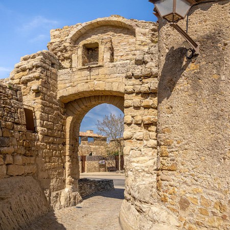 Pueblo Medieval Bonito Escapada Diciembre Invierno Espana Sin Turistas Facil