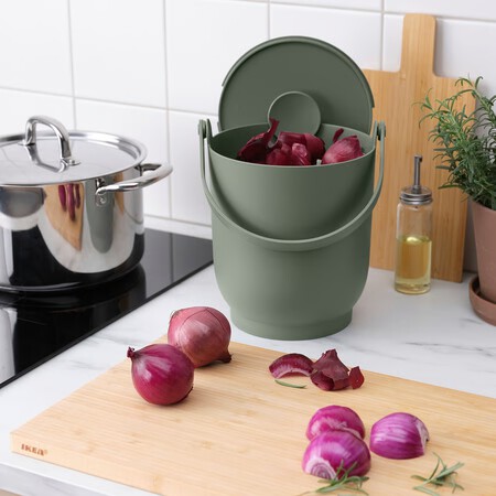 Farmarkvast Cubo Residuos Organicos Con Tapa Verde Grisaceo 1258523 Pe926362 S5
