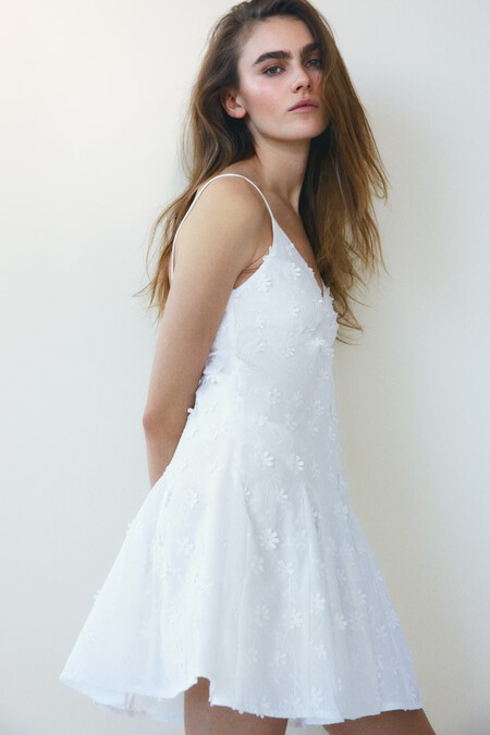 vestido blanco de H&M