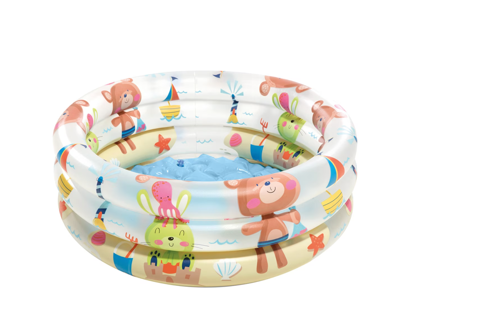 Piscina bebé animalitos 3 Aros