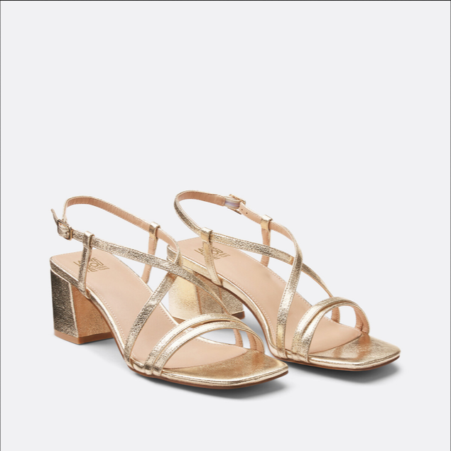  LA REDOUTE COLLECTIONS
Sandalias metalizadas de tacón