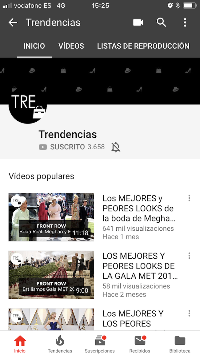 Youtube Trendencias