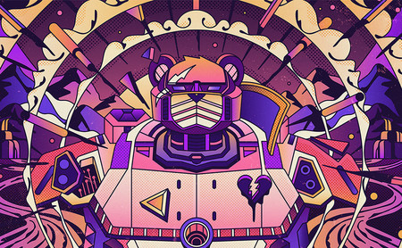 Si buscas el wallpaper perfecto echa un vistazo a las hermosas ilustraciones de Studio MUTI