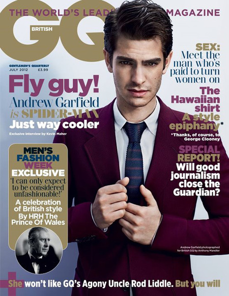 Andrew Garfield, tú sí que sabes conquistar el papel couché