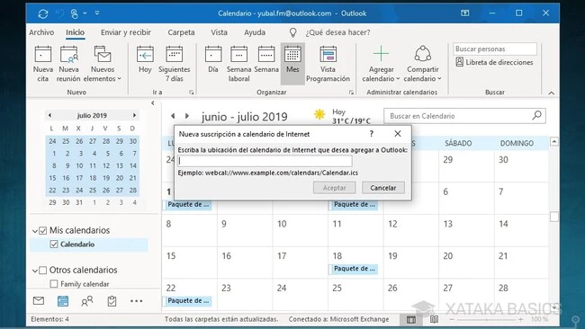 outlook calendar