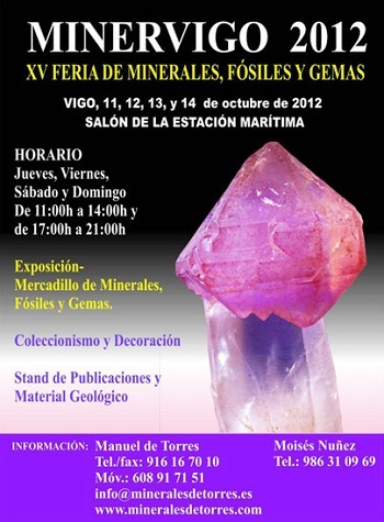 Acércate gratis a la 'XV edición del Salón de Minerales, Fósiles, Gemas y Conchas' de Vigo en este puente