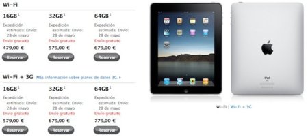 Apple actualiza su web y ya permite reservar el iPad en España
