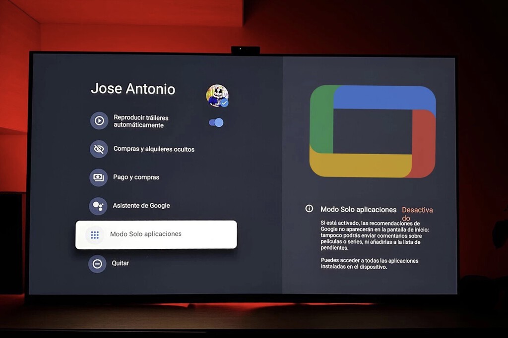 Google se ha cargado lo que más me gustaba de Google TV: el modo "Solo apps" ahora está lleno de anuncios 