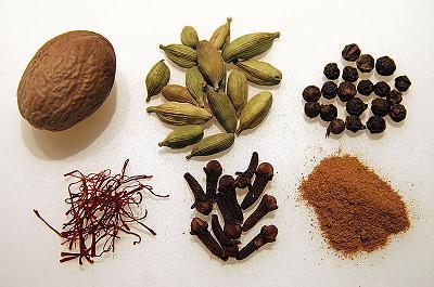 Garam masala, mezcla de especias indias