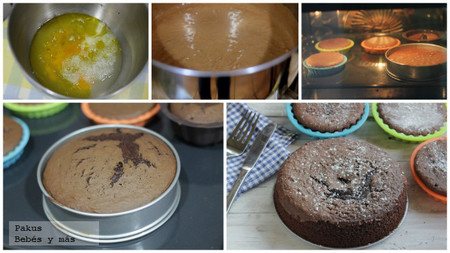 bizcochos de chocolate paso a paso