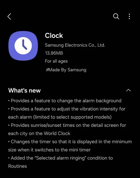 Samsung Watch One UI 6.1