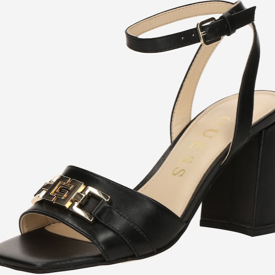 Sandalias con hebilla 'Grato' GUESS en Negro
