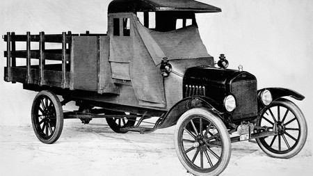 Model Tt Truck In 1917
