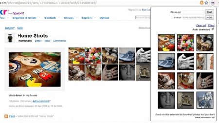 Baja fotos y sets de Flickr en Chrome con DownFlickr
