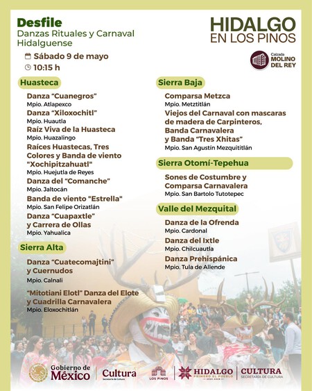 Llega “Hidalgo en Los Pinos” con su música, danza, artesanías y sabores tradicionales de la cocina del Valle del Mezquital