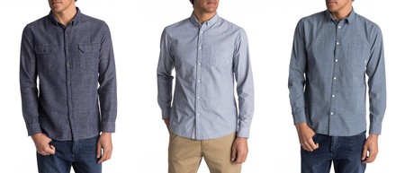 4 camisas para hombre rebajadas un 50% en Quiksilver