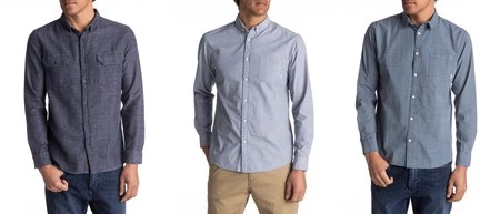 4 camisas para hombre rebajadas un 50% en Quiksilver 