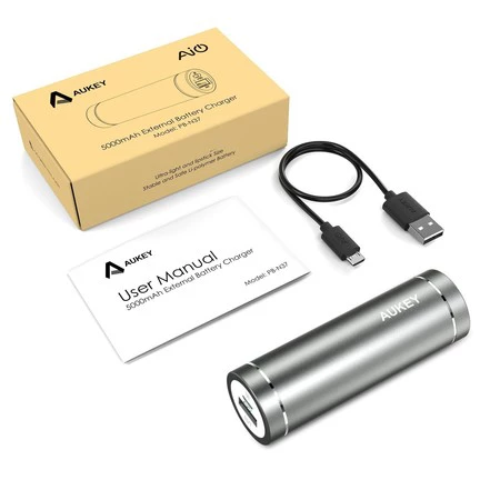 Batería externa Aukey PB-N37 de 5.000mAh con un 50% de descuento: ahora por sólo 4,99 euros