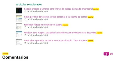 Navega por las versiones en caché de Google de un sitio caído