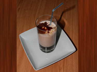 Batido energético (y sin lactosa) de plátano y chocolate. Receta
