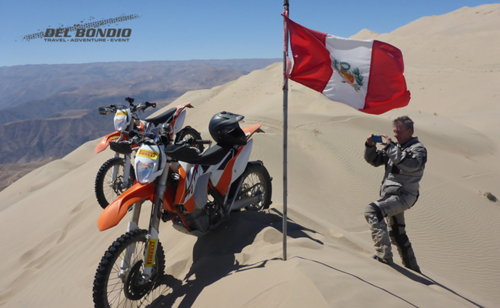 Reto conseguido: Christoph del Bondio, primera persona en ascender a Cerro Blanco en un vehículo 