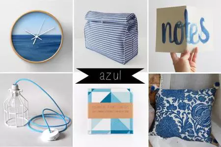Añade un poco de azul y de verano a tu hogar con estos accesorios