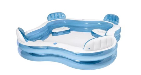 Piscina Hinchable Asientos Y Respaldo 2