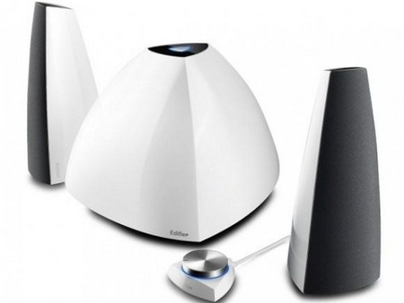 Edifier Prisma E3350BT, altavoces inalámbricos con un formato peculiar