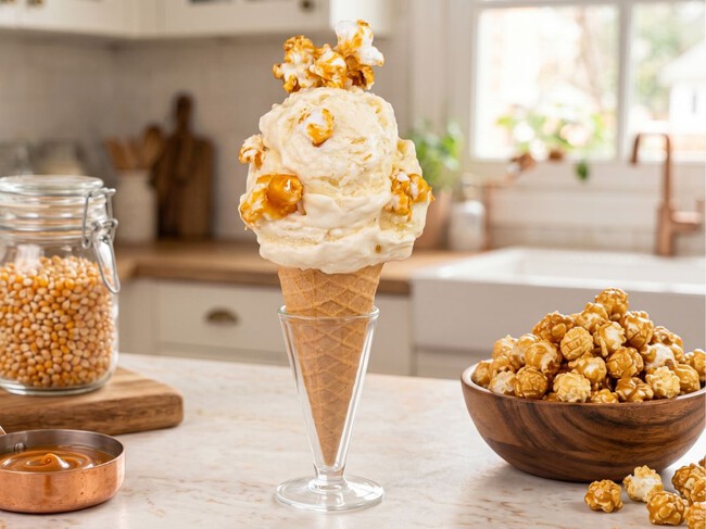 Receta De Helado De Palomitas