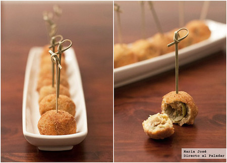 Olive all´ascolana o aceitunas rellenas a la escolana. Receta italiana