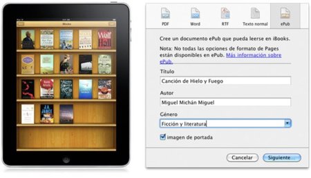 Exporta tus documentos al formato ePub con Pages