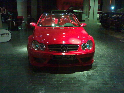 Mercedes CLK DTM AMG cabrio rojo