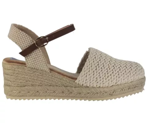 CUÑA Esparto Junio Plantilla Memory Foam BEIG